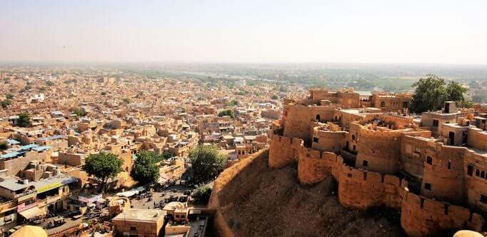 Das goldene Fort in Jaisalmer