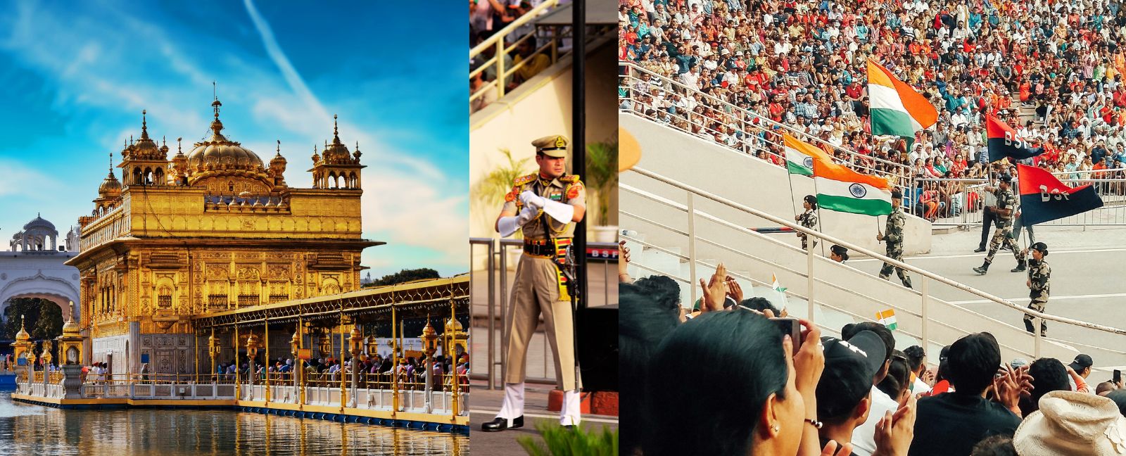 Sehenswürdigkeiten in Delhi, Agra, Amritsar und Jaipur, Indien.