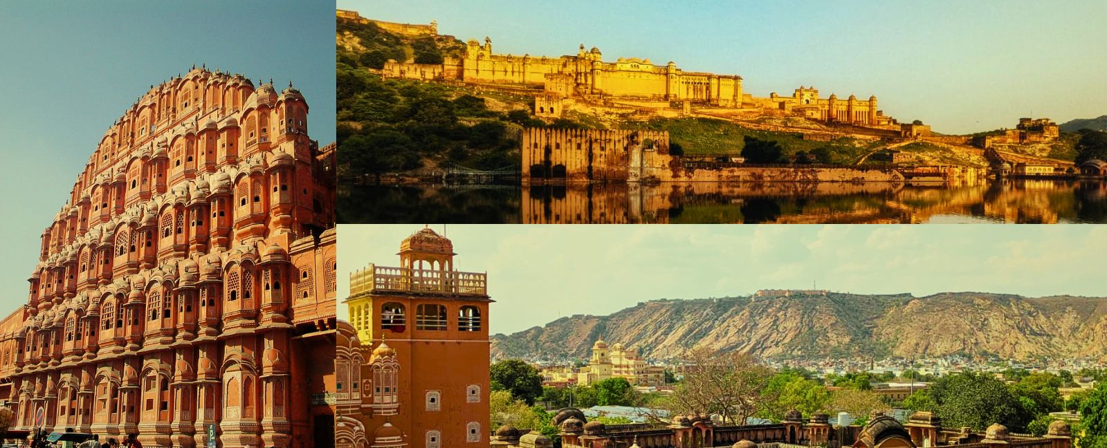 Sehenswürdigkeiten in Delhi, Agra, Amritsar und Jaipur, Indien.